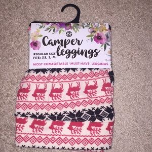 Reindeer Christmas Soft Leggings